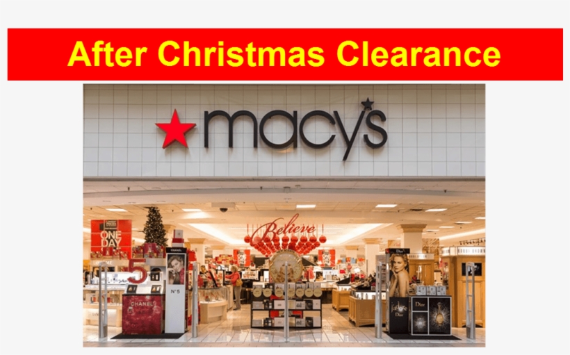Macy's After Christmas Clearance Has Started Online - The Promenade Bolingbrook, transparent png download