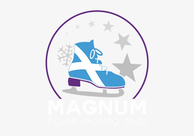 Magnum Figure Skating Club Logo - Figure Skate, transparent png download