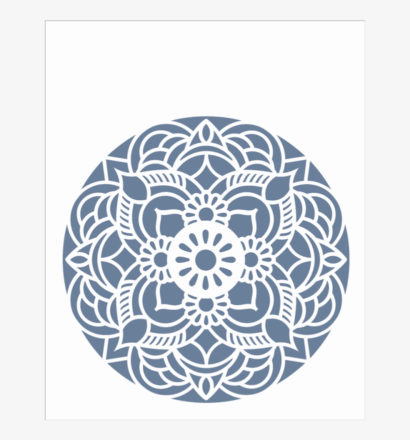 Mandala Croche Stencil, transparent png download