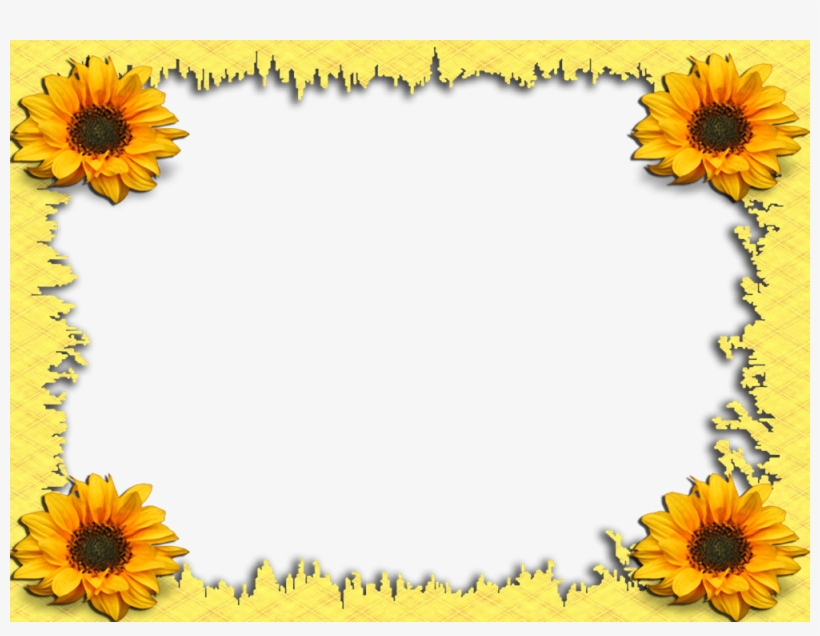 Molduras Para Fotos 2 Flores - Picture Frame, transparent png download