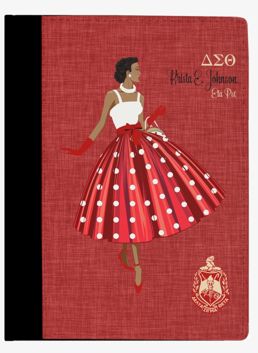Personalized Padfolio Notebook - Delta Divas, transparent png download