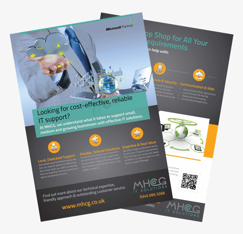 Mhcg Promotional Flyer - Promotional Flyer For Services, transparent png download