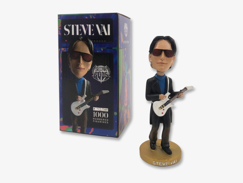 Steve Vai Bobble Head - Figurine, transparent png download