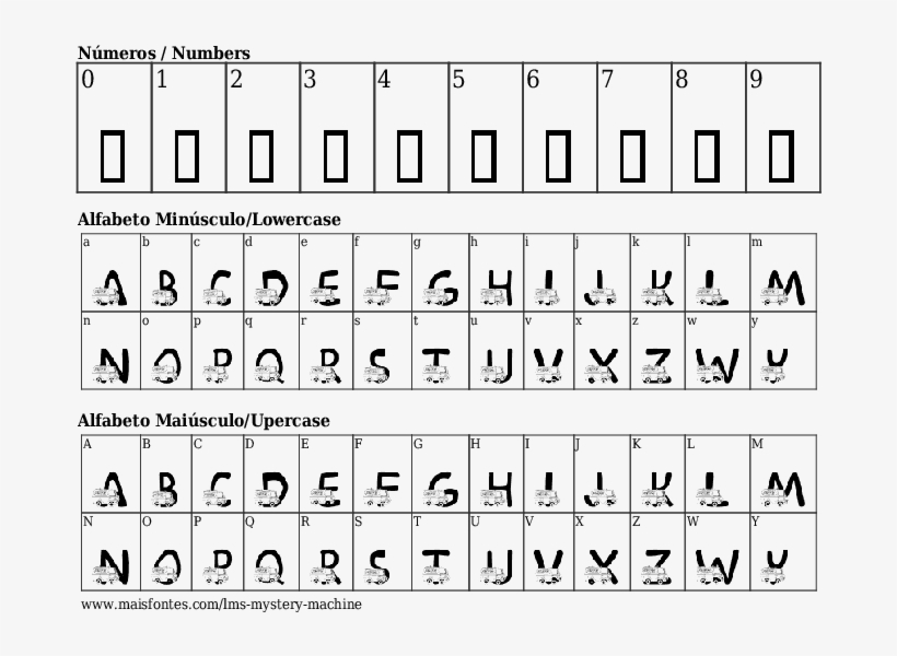 Detalhes Da Fonte Lms Mystery Machine - Kruti Dev 011 Font, transparent png download