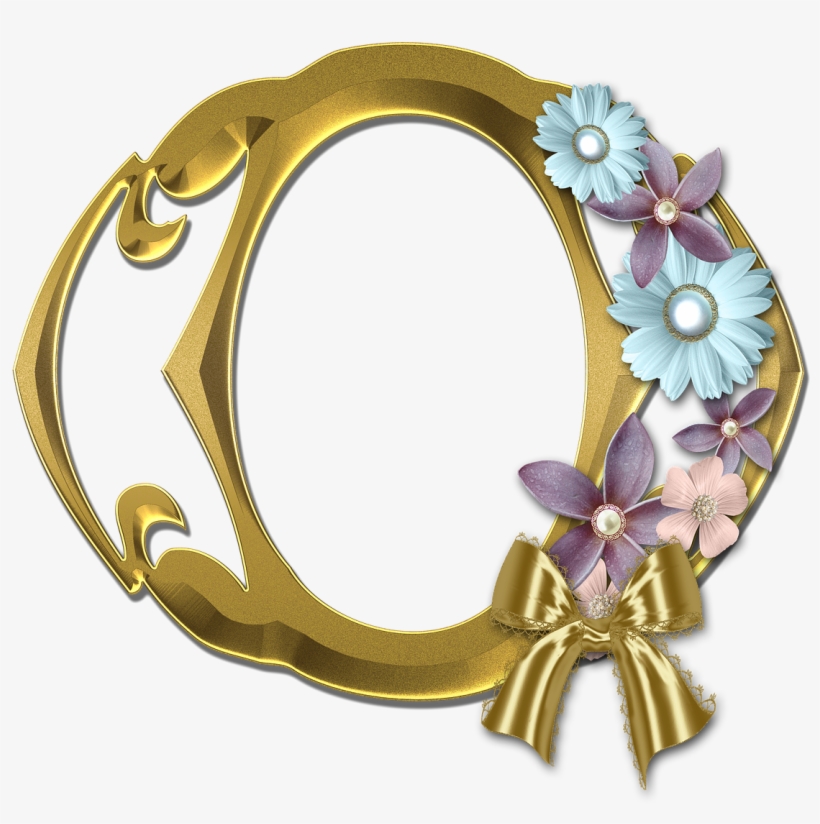 Photo, Frame, List, Scrapbook, Flowers, Gold - Circle, transparent png download