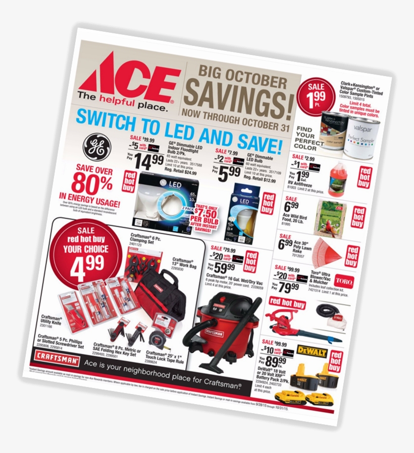 Ace Ad Shadow - Ace Hardware, transparent png download