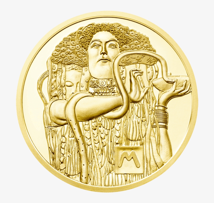 50-euro Coin 2015 Klimt Reverse - Gustav Klimt, transparent png download
