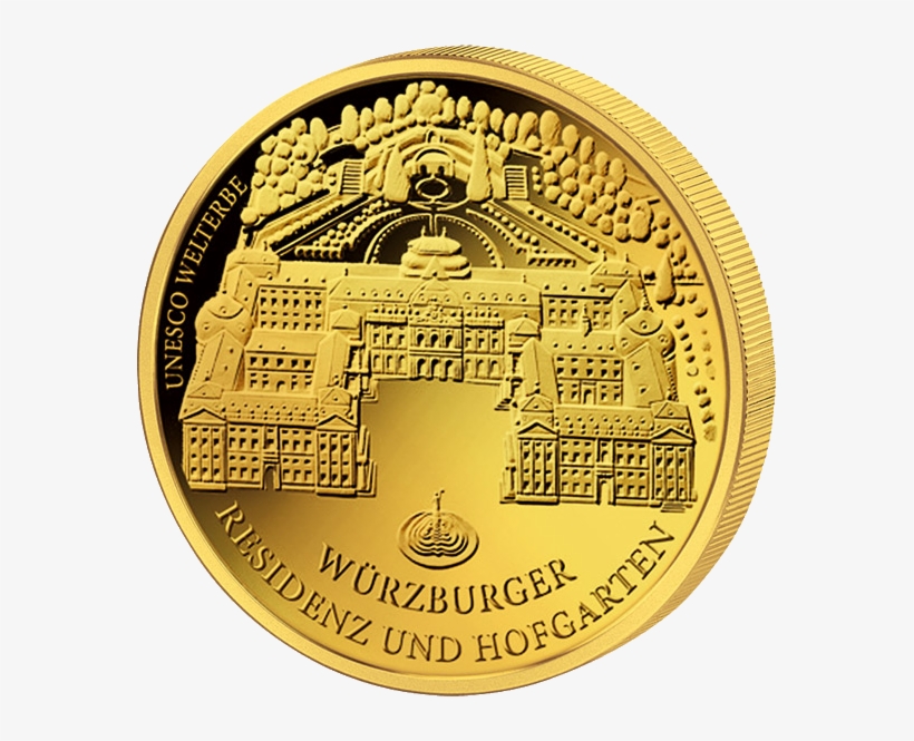 About The 100 Euro Würzburg Gold Coin - 100 Euro, transparent png download