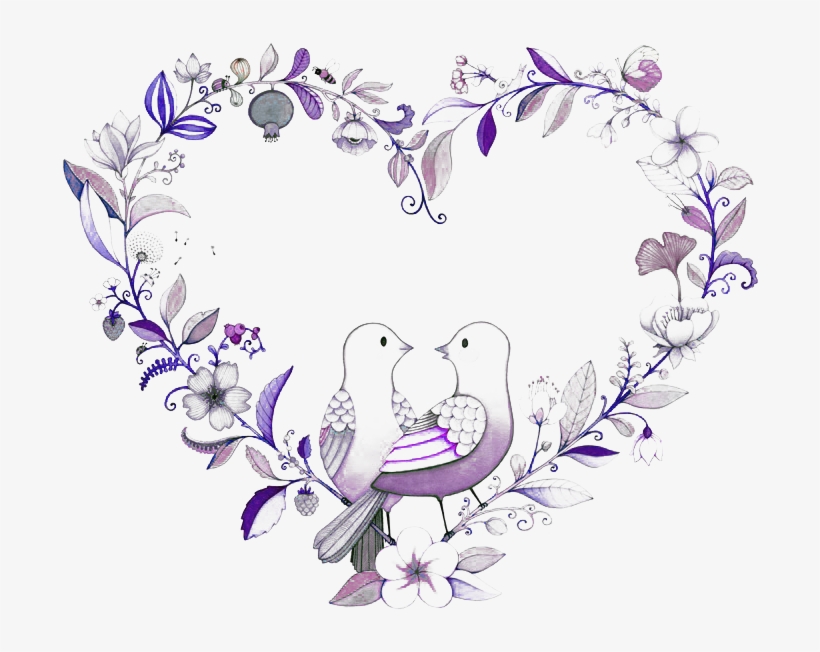 Daily Visits For More New Updates - Love Birds Illustration, transparent png download