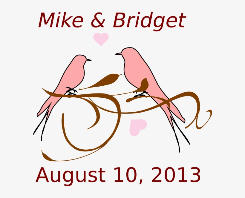 Love Birds Svg Clip Arts 600 X 583 Px, transparent png download