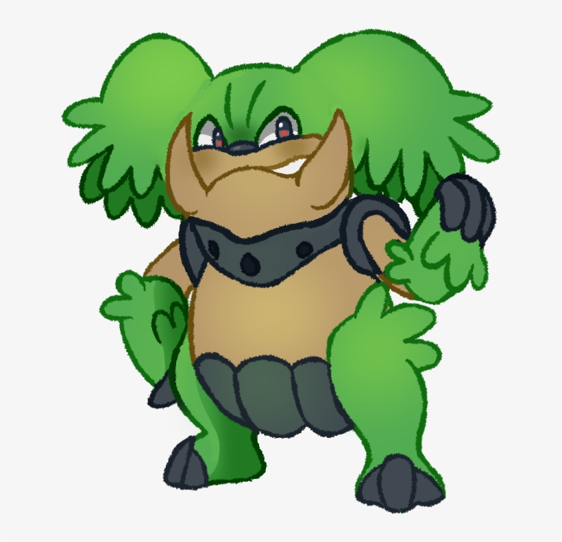 Grass/ground Granbull - Cartoon, transparent png download