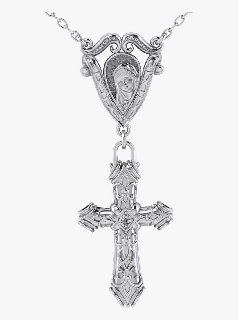Cross Model Jewelry Cad Model - Pendant, transparent png download