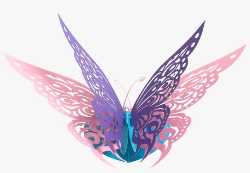 Butterfly Pop Up Greeting Card - Swallowtail Butterfly, transparent png download