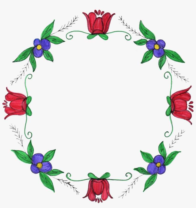Flower Frame Clipart Healthy, transparent png download