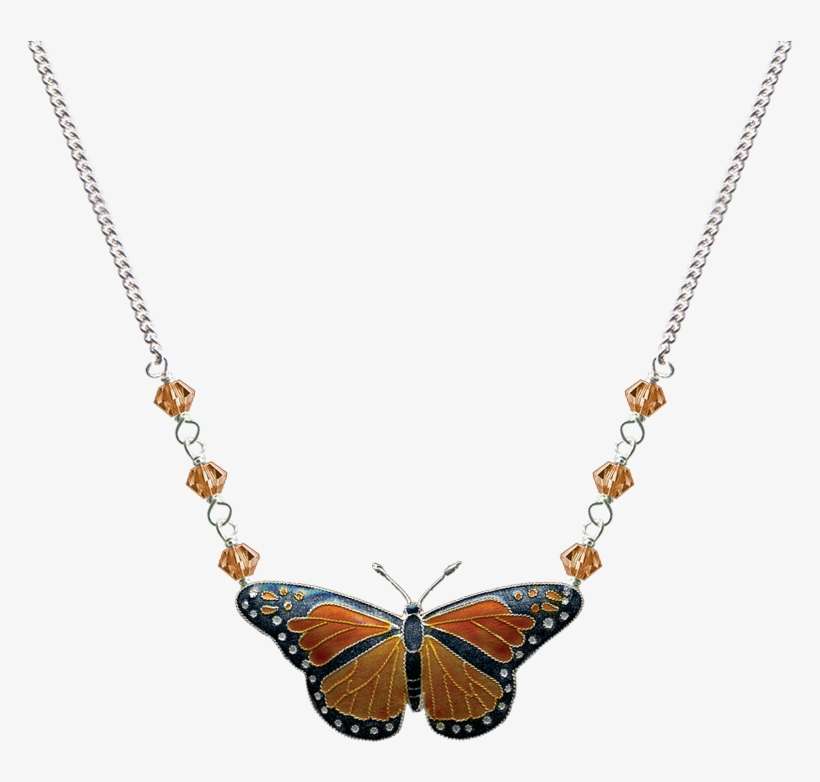 Monarch Sm Necklace - Necklace, transparent png download