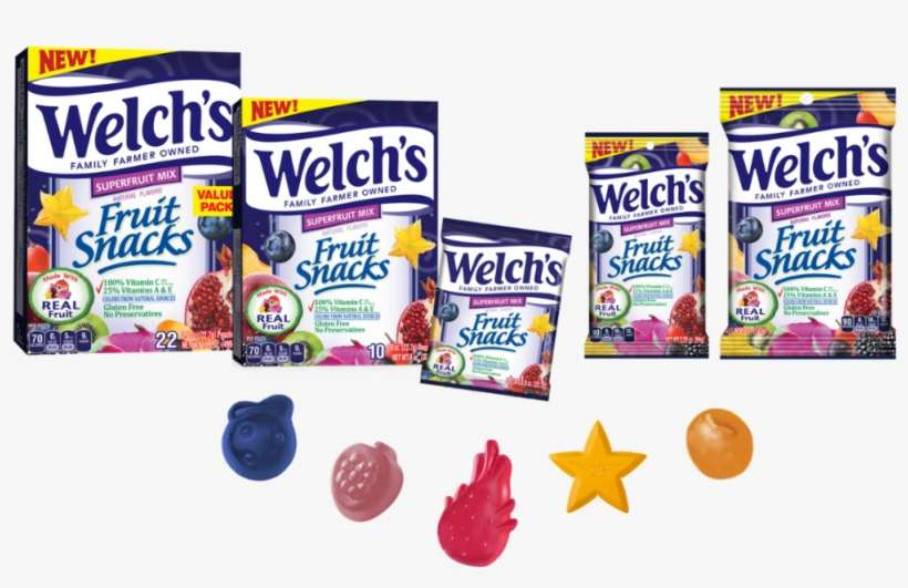 Facts About Welch's Fruit Snacks - Welch's Superfruit Mix Fruit Snacks, transparent png download