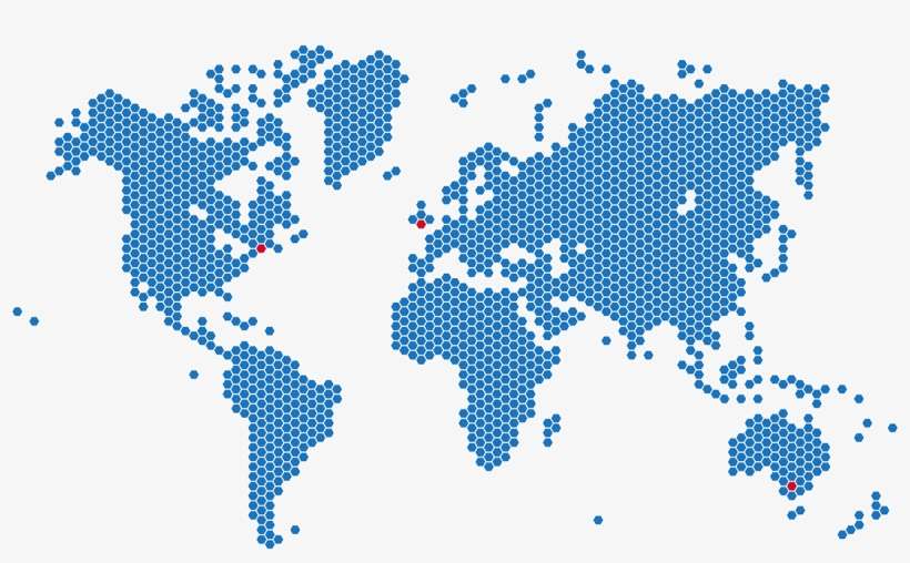 North America - World Map Gray Color, transparent png download