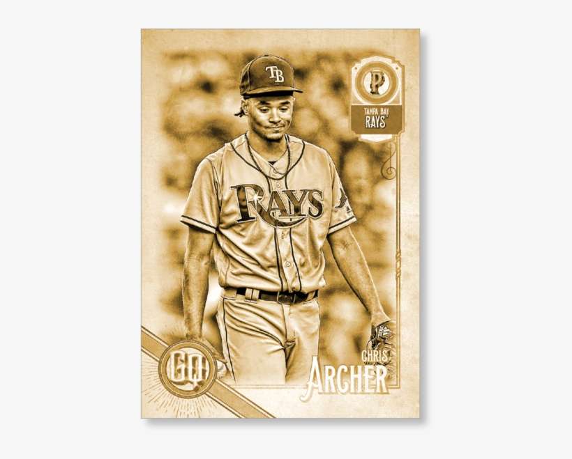 Chris Archer 2018 Topps Gypsy Queen - Vintage Base Ball, transparent png download