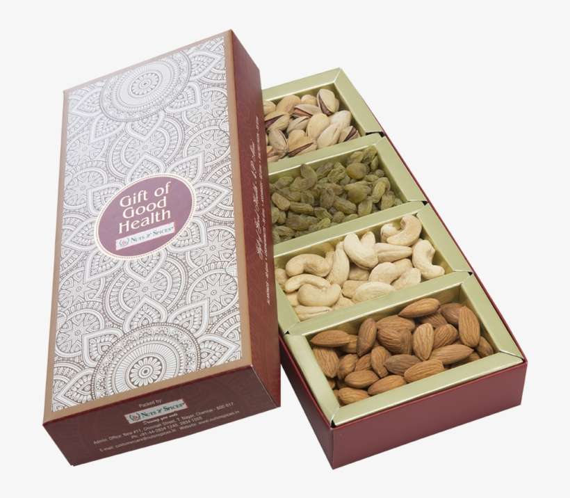Gpnns Gogh 4p Mini 150gms Nuts And Spice Gift Box PNG Image