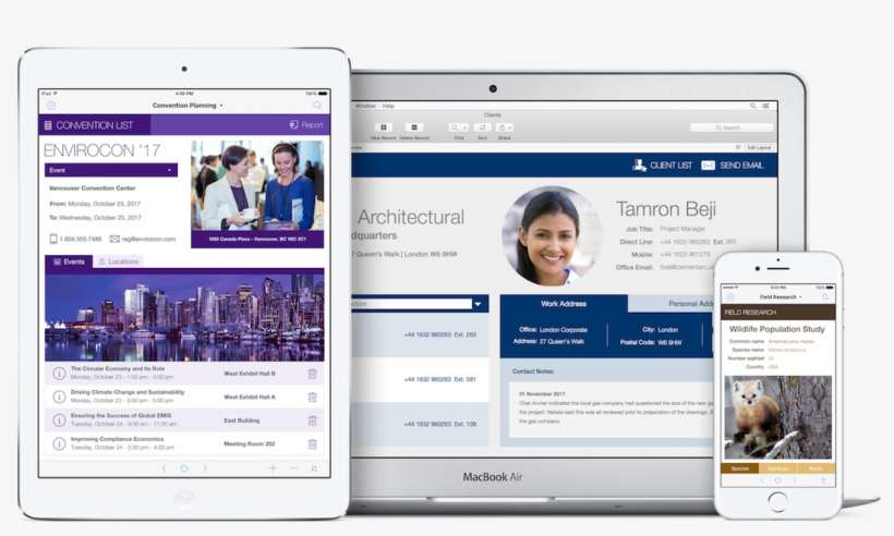 Filemaker 16 Makes Apps Faster And More Powerful - Filemaker Pro Voorbeelden, transparent png download