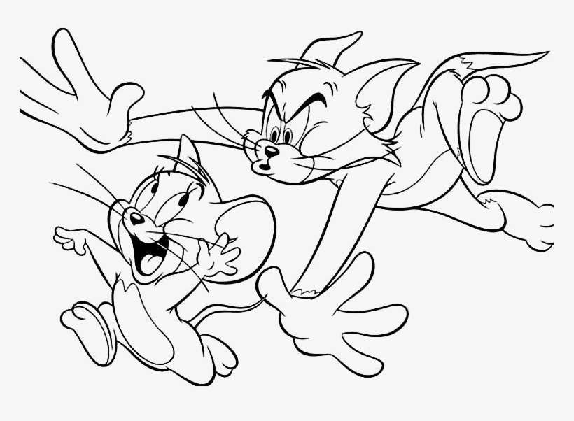 763 X 522 11 - Tom And Jerry Colouring Book, transparent png download