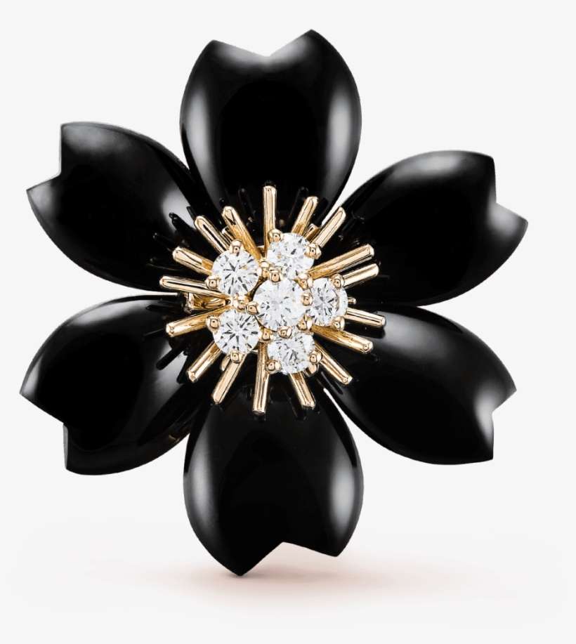 Rose De Noël Clip Pendant, Small Model, - Van Cleef & Arpels, transparent png download