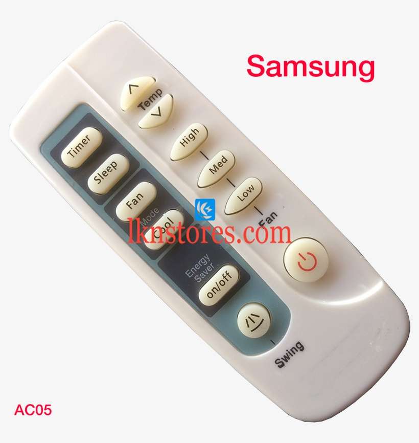 Samsung Ac Air Condition Remote Compatible Ac5 - Printing, transparent png download