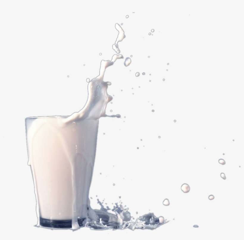 Splashing Milk By Ajow3ew0l-d5torsm - Milk, transparent png download