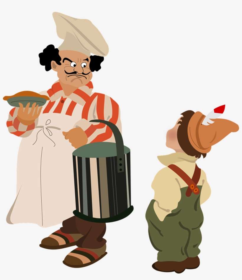 Chef Boy Cooking - Apron, transparent png download