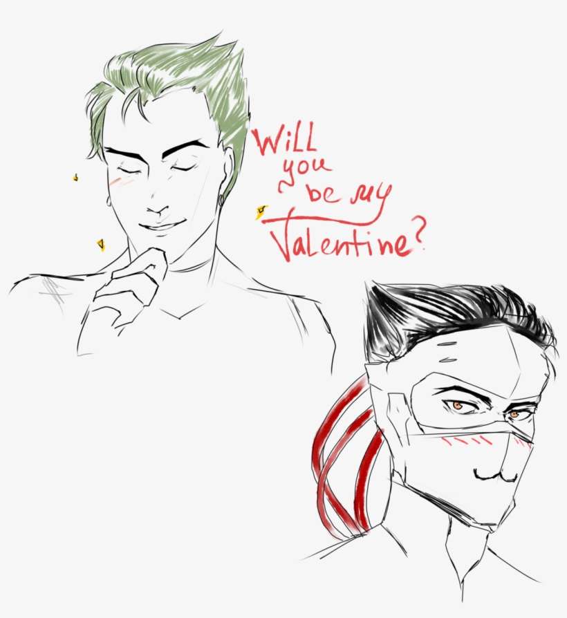 Small Valentine's Genji Dump - Sketch, transparent png download