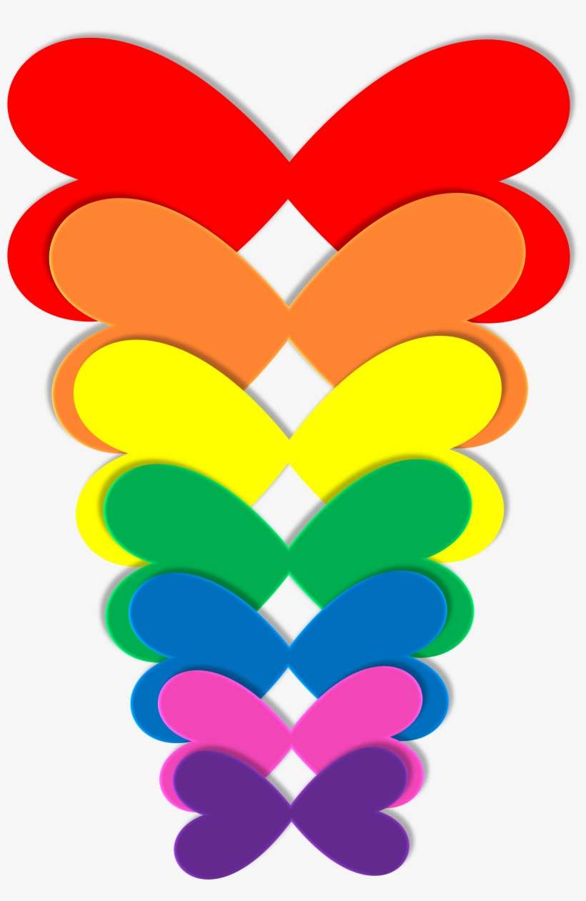 Color Spectrum Png Image - Mariposas De Corazones, transparent png download