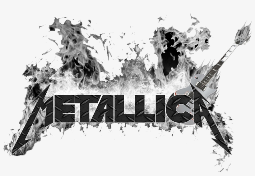Filtermetallica - Metallica Black Fire Mouse Pad, transparent png download