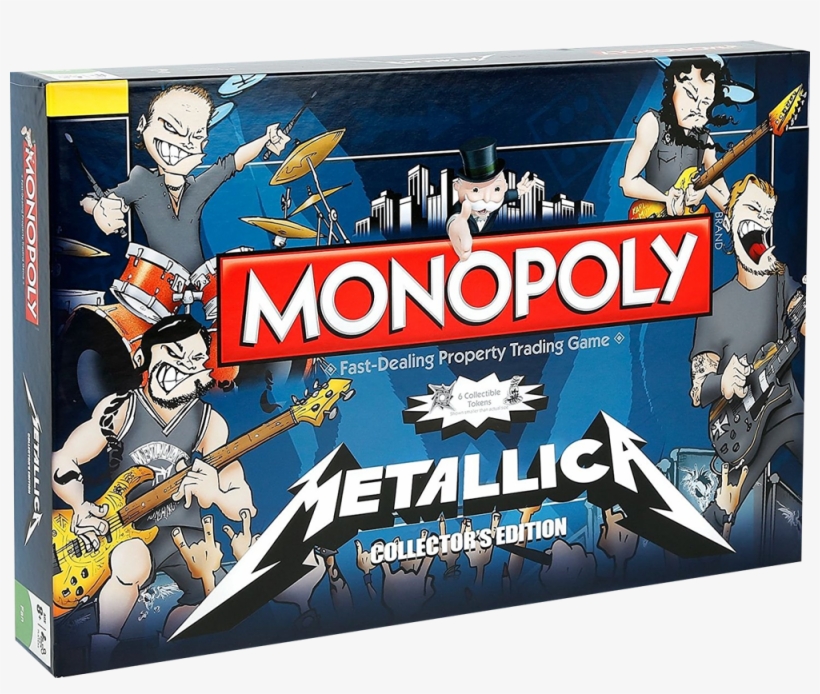 Monopoly - Metallica Edition - Metallica Monopoly Board Game, transparent png download