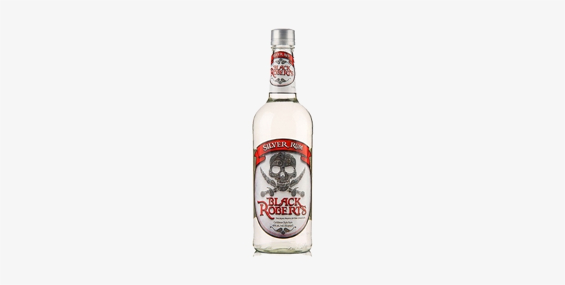 Black Robert's Silver Rum - Rum, transparent png download