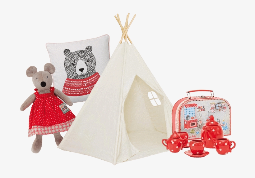 Moulin Roty La Grande Famille Tea Set, transparent png download