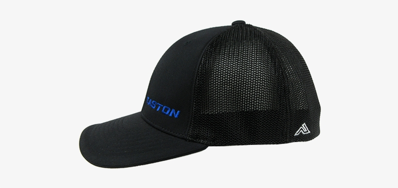 Easton Hat By Pacific All Black/red & White Flag, transparent png download
