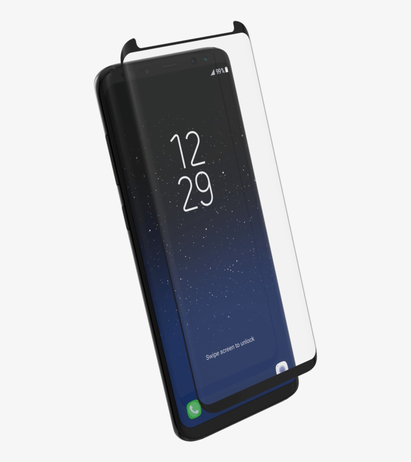 Invisibleshield Glass Curve Elite Over Samsung Galaxy - Samsung Galaxy S8 Accessories, transparent png download