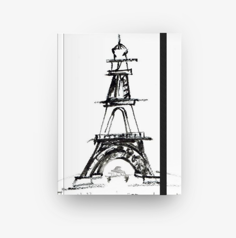 Caderno Torre Eiffel Paris De Pollyanna Araujona - Eiffel Tower, transparent png download