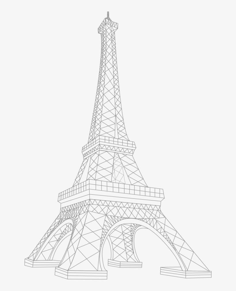 Eiffel Tower2 Png - White Png Eiffel Tower, transparent png download