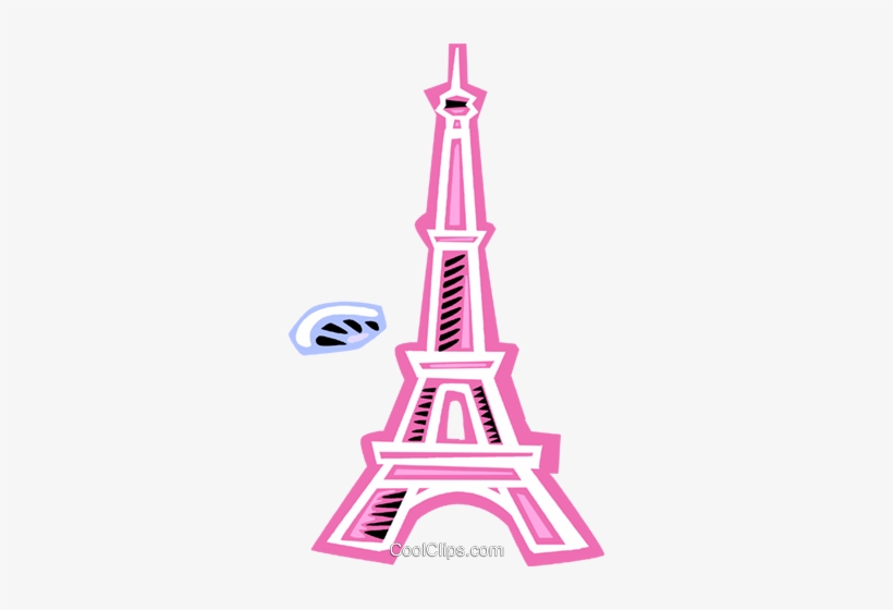 Eiffel Tower Royalty Free Vector Clip Art Illustration - Clip Art, transparent png download