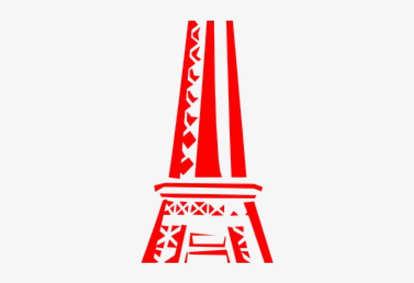 Eiffel Tower Clipart Red - Pink Eiffel Tower Clip Art, transparent png download