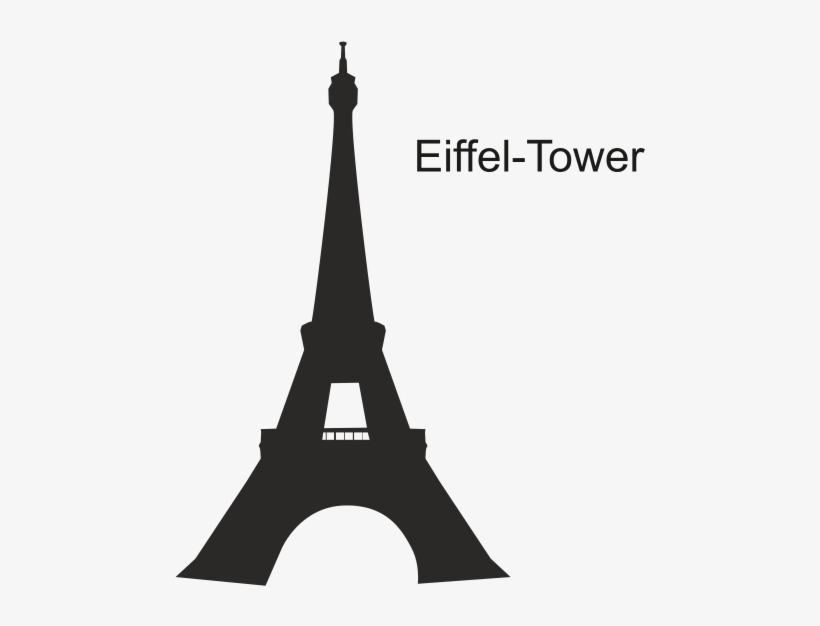 Eiffel Tower Wall Decal, transparent png download