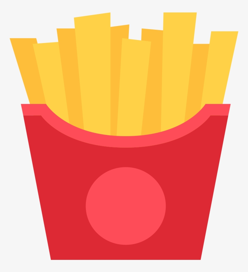 Jpg Black And White Download French Popcorn Clip Art - French Fries Clipart, transparent png download