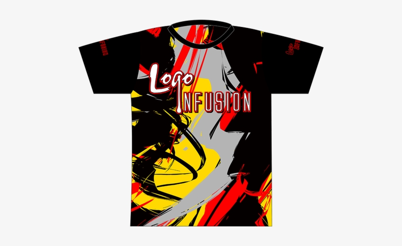 Logo Infusion Signature Red/yellow/black Splatter Express - Graphic Design, transparent png download