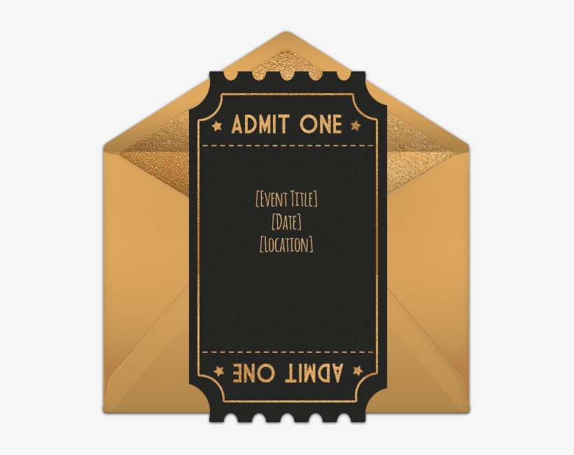 One Of Our Favorite Free Award Show Party Invitations, - Oscar Themed Party Invitations, transparent png download