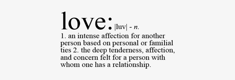 Love Definition Png, transparent png download