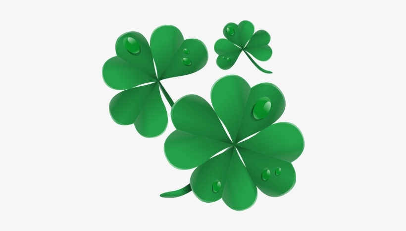Shamrocks - Luckier Than Hurley Rectangle Magnet, transparent png download