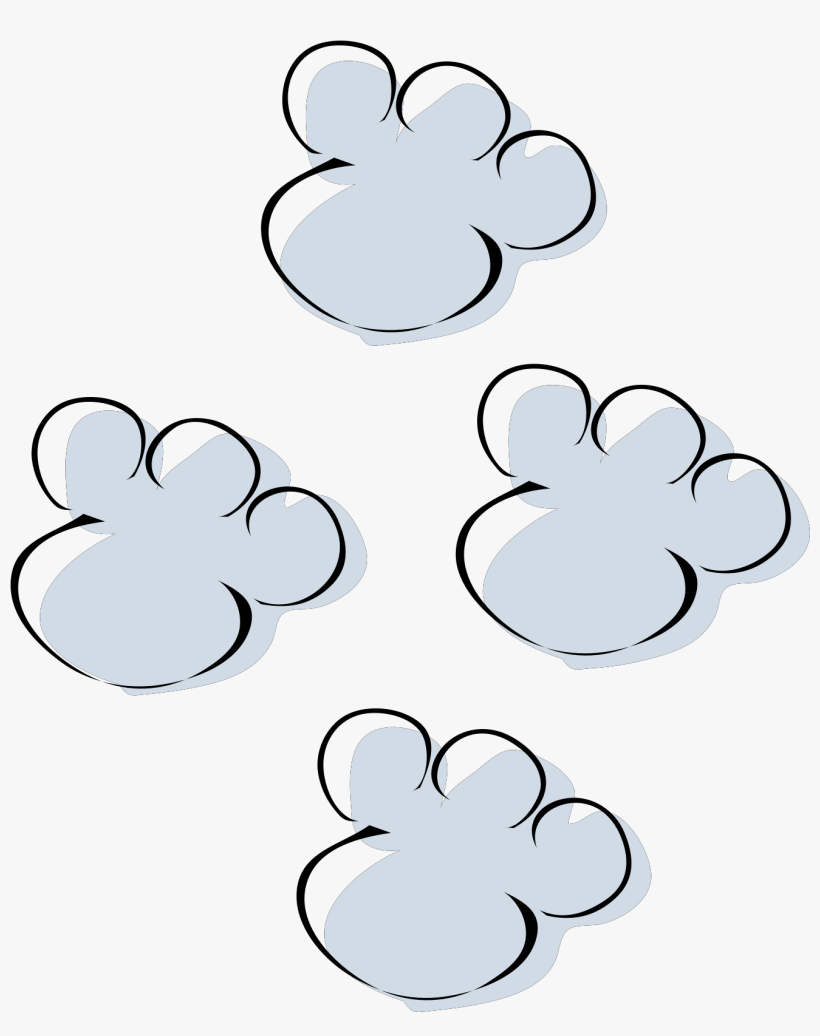 Download Footprints In The Snow Svg Clip Arts 486 X 592 Px Png Image Transparent Png Free Download On Seekpng