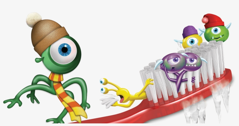 Image Black And White Colgate Invisible Nasties Meijer - Cartoon, transparent png download