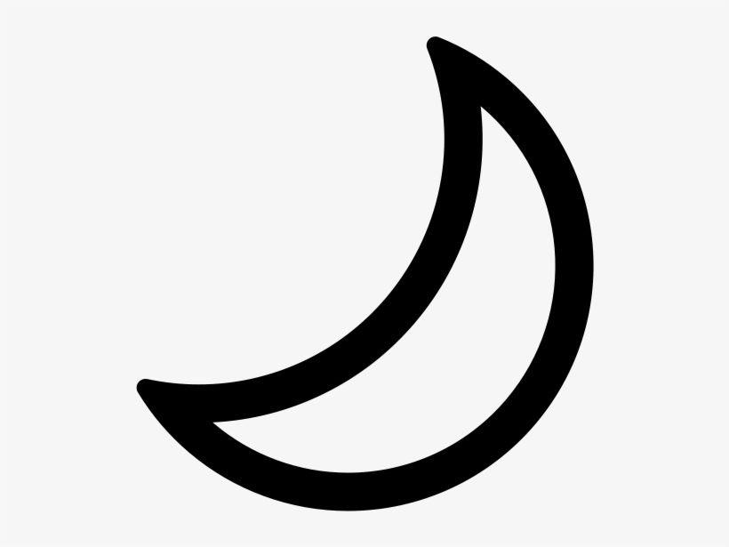 Simple Weather Icons2 Night - Night Icon, transparent png download